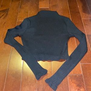 black mockneck